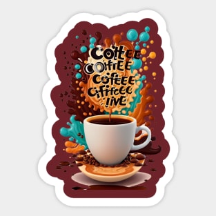 coffee time Sticker